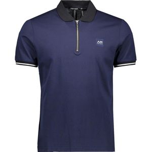 Antony Morato Poloshirt Basic Denim Mmks02460 Fa100083 7132 Blue Navy Mannen Maat - XL