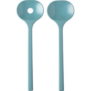 Mepal Bloom saladebestek - 2-delig - Pebble green
