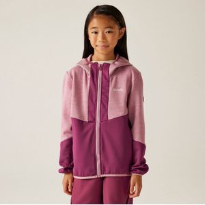 Fleece Hiking Kinderen Hooded Zip Closure Dissolver X