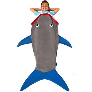 Haaiendeken Super Soft Comfy All Seasons Haai Slaapzak Quilt Baby-Shark grijs
