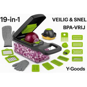 y-goods - groentesnijder - Mandoline - mandoline keukensnijder - Uiensnijder - mandoline groentesnijder