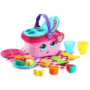 VTech Vormenpret Picknickset - Cadeau Kinderen - Educatief Baby Speelgoed - Vormen, Kleuren, Etenswaren & Reacties - Cadeau - 1 tot 4 Jaar