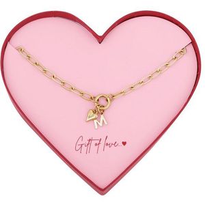 Gift of Love - Moederdag ketting - M - cadeautje - mama - moeder & dochter - verassing - neklace