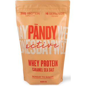 Pandy Active Whey Protein Shake Caramel Sea Salt - Eiwitpoeder