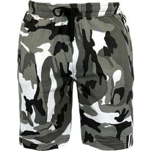 JC Blue Camouflage korte broek - Urban - Zakken met rits – maat XXL