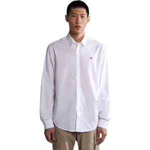 Napapijri G-graie 1 Shirt Met Lange Mouwen Wit XL Man