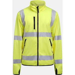 Jobman 5101 Hi-Vis Light Softshell Jacket 65510155 - Geel - XL