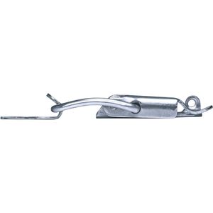 GOEBEL® - 100 x Sluting met vergrendel mogelijkheid Staal verzinkt 2/50 incl. Tegenhaak – Blindklinknagelgat 4,1 mm - 5543012500- Kistsluiting – Spansluiting - Premium kwaliteit - Inclusief Tegenstuk
