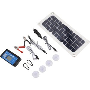 30W 12V 24V Controller Adaptive Set 5V 18V USB 18V5V Photovoltaic Panel with Kit Solar Panels