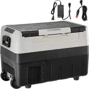 Auto Koelbox - Koelbox - Frigobox - Koelelementen - 45L - 12/24V - Verrijdbaar - Voor Camper, Boot & Outdoor Gebruik
