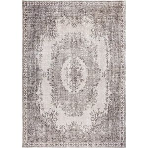 9107 Palazzo Da Mosto Contarini White Vloerkleed - 80x150  - Rechthoek - Laagpolig,Vintage Tapijt - Modern - Beige, Taupe