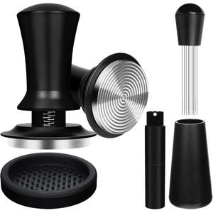 Koffietamperset - Barista accessoires voor espresso - 5 stuks