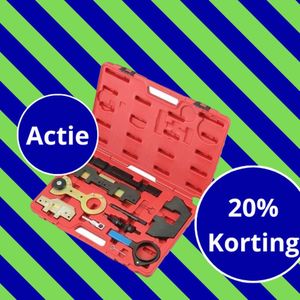 BMW Timingset VANOS  enkel en dubbel, afstelgereedschap, blokkeergereedschap, BMW E30 E31 E32 E34 E36 E38 E39 E43 E46 E53 E60 E61 E65 E66 E83 E85 M40 M44 M52 M52 M54 M56