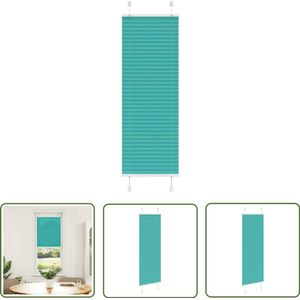 vidaXL Plisségordijn - 45x150 cm - Petrol Groen Plisségordijn - Raamdecoratie - Gordijnen - Privacy Screen - Zonwering