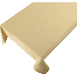 Tafelkleed Indi Pampas yellow 140x250 cm 100% cotton