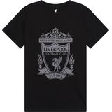 Liverpool logo t-shirt kids - Zwart - Maat 140 - maat 140