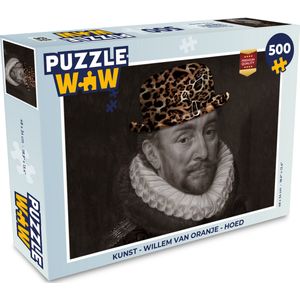 Puzzel Kunst - Willem van Oranje - Hoed - Legpuzzel - Puzzel 500 stukjes
