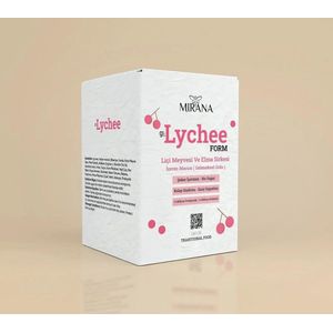 Mirana Lychee Form Biologische Lychee-vormpasta 240 gr, Onregelmatige menstruatie, schildklier en Hormonale stoornissen gereguleerd, Woede, stress en overmatige gewichtstoename worden voorkomen