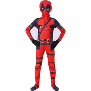 Superheldendroom - Deadpool 2 - 140 (8/9 Jaar) - Verkleedkleding - Superheldenpak