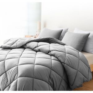 Sleep Comfy - Deluxe 2-in-1 Zomer Dekbed - 200x220 cm | Vapor Blue - Dekbed zonder overtrek - Ademend & Anti Allergie - Hoesloos Dekbed | Stijl, Comfort en Innovatie voor Elke Dag & Nacht | Camping & In de Caravan