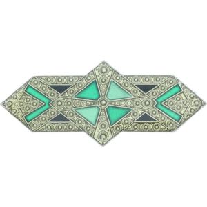 Vintage broche epoxy