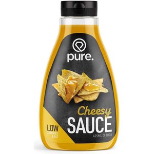 Pure. Low Carb Sauce - Cheezy - 425ml - caloriearm & vetarm - dip saus - dieet