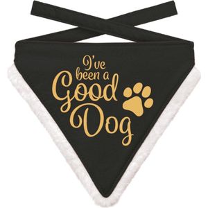 Kerst bandana voor kleine hondjes Good Dog - Kerst accessoires voor huisdieren - Halsbanden in kerst thema