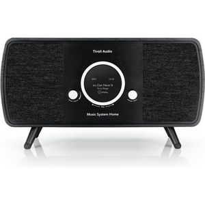 Tivoli Audio - Music System Home (Gen. 2) - Alles-in-een-Hifi-systeem - Zwart/Zwart