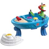 Step2 Fiesta Cruise Boot Watertafel - Met Deksel en 10 accessoires - Waterspeelgoed voor kind - Activiteitentafel met water voor de tuin / buiten