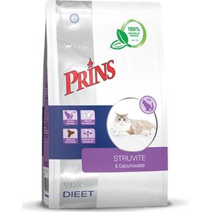 Prins VitalCare Dieetvoeding Struvite & Calciumoxalaat 5 kg - Kat