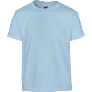 T-shirt Kind 9/11 years (L) Gildan Ronde hals Korte mouw Light Blue 100% Katoen