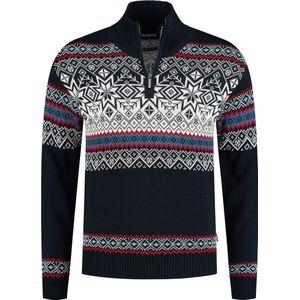 Kama Trui Nordic - fijn gebreide merinowol - donkerblauw
