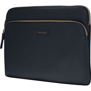 dbramante1928 Paris+ Sleeve - Laptop hoes 14 inch - Echt leer - MacBook Pro 14 inch - Pacific Blue