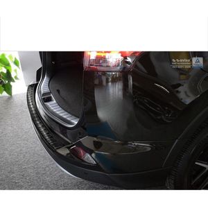 Avisa Zwart RVS Achterbumperprotector passend voor Toyota RAV4 2016- 'Ribs'