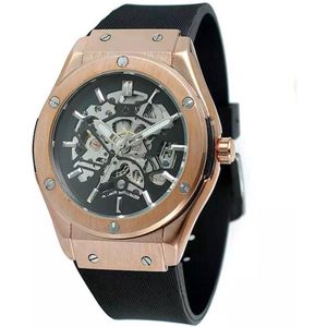 Soraro Skeleton Horloge Rose | Horloges voor Mannen Heren horloge | Watch | Cadeau voor man | Mechanisch | Geschenkset Leer | Rose | Vaderdag | Vaderdag Cadeau