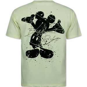 T shirt Heren met Print - Oversized T shirt Heren - Tshirts Heren Grappig - Funny Shirt - 689 - Geel