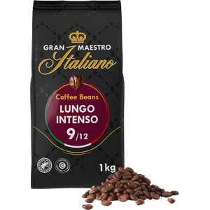 Gran Maestro Italiano - Lungo Intenso - Koffiebonen - Bonen voor Lungo - Arabica - 1kg