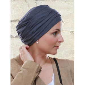 Lookhatme - chemo muts dames - Noa Jeans - chemo hoofdbedekking