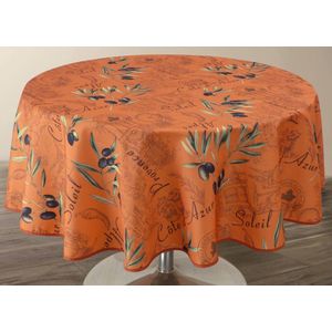 Tafelkleed anti-vlek Provençale terra ovaal 240 cm Tafellaken - Decoratieve Tafel Accessoires - Woonkamer Decoratie - Bonne et Plus®