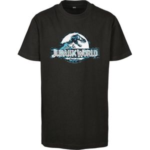 Mister Tee Jurassic Park - Jurassic World Logo Kinder T-shirt - Kids 146 - Zwart