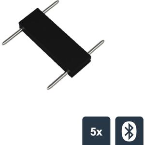 RailGlow Rail Connector Y-Vorm | Zwart - 5 Stuks - Bluetooth - Magnetische Railverlichting