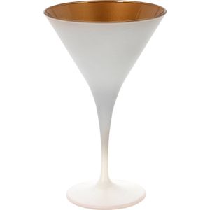 Martiniglas, goudkleurig