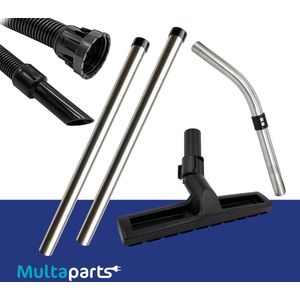Numatic Henry / Hetty series parket zuigmond, complete stofzuigerslang (2.5 meter), RVS buizen en RVS zuigbocht | Vervang alle hulpstukken in 1 keer | Professionele kwaliteit alternatieve onderdelen voor een set-prijs | Multaparts® huismerk
