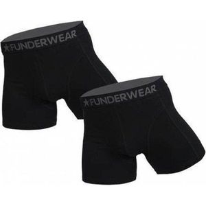 Funderwear Boxershort zwart 2-pack mt.M