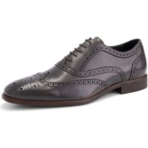 DenBroeck State St. Nette lage heren veterschoenen - Broques mannen - Donkerbruin leer