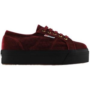 Superga Women 2790 VELVETW Dk Red-Schoenmaat 38