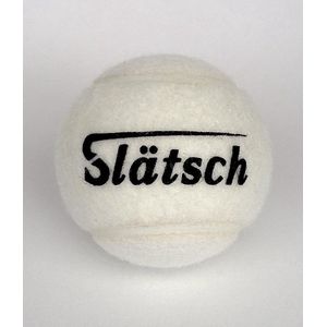 Witte tennisballen, pak van 4 stuks, professionele drukballen voor tennis