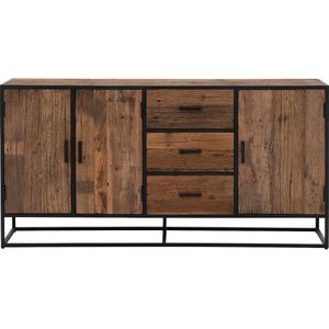 Goossens Dressoir Otik, 3 Deuren 3 Laden Hout