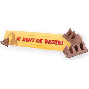 Toblerone Chocolade Cadeau 'Je bent de beste!' - 360 gram