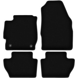 BASIC zwarte veloursmatten voor: Ford Ka+ hatchback (2014-)